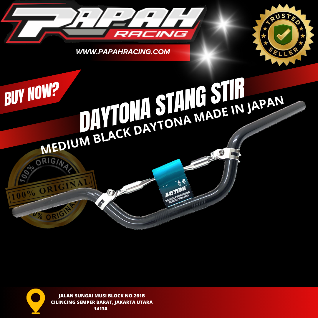 DAYTONA STANG STIR MEDIUM BLACK DAYTONA MADE IN JAPAN